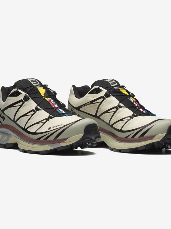 Salomon Shoes - Salomon XT-6 Gore-Tex Unisex Sneakers in Asparagus/Green Tea Size M7/W8